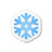 Xmas sticker snowflake